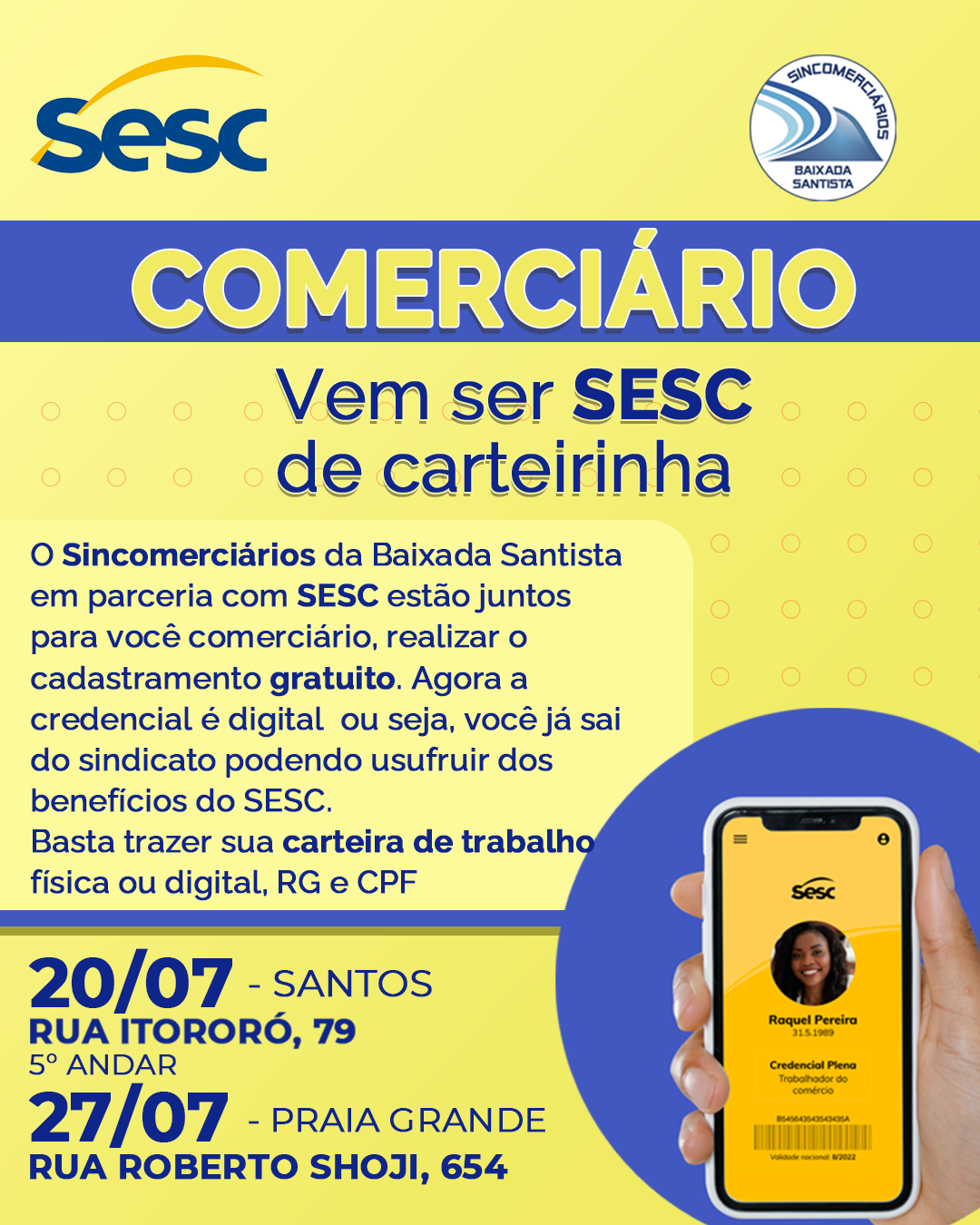 Comerciantes e comerciários podem aproveitar o Sesc Caiobá com